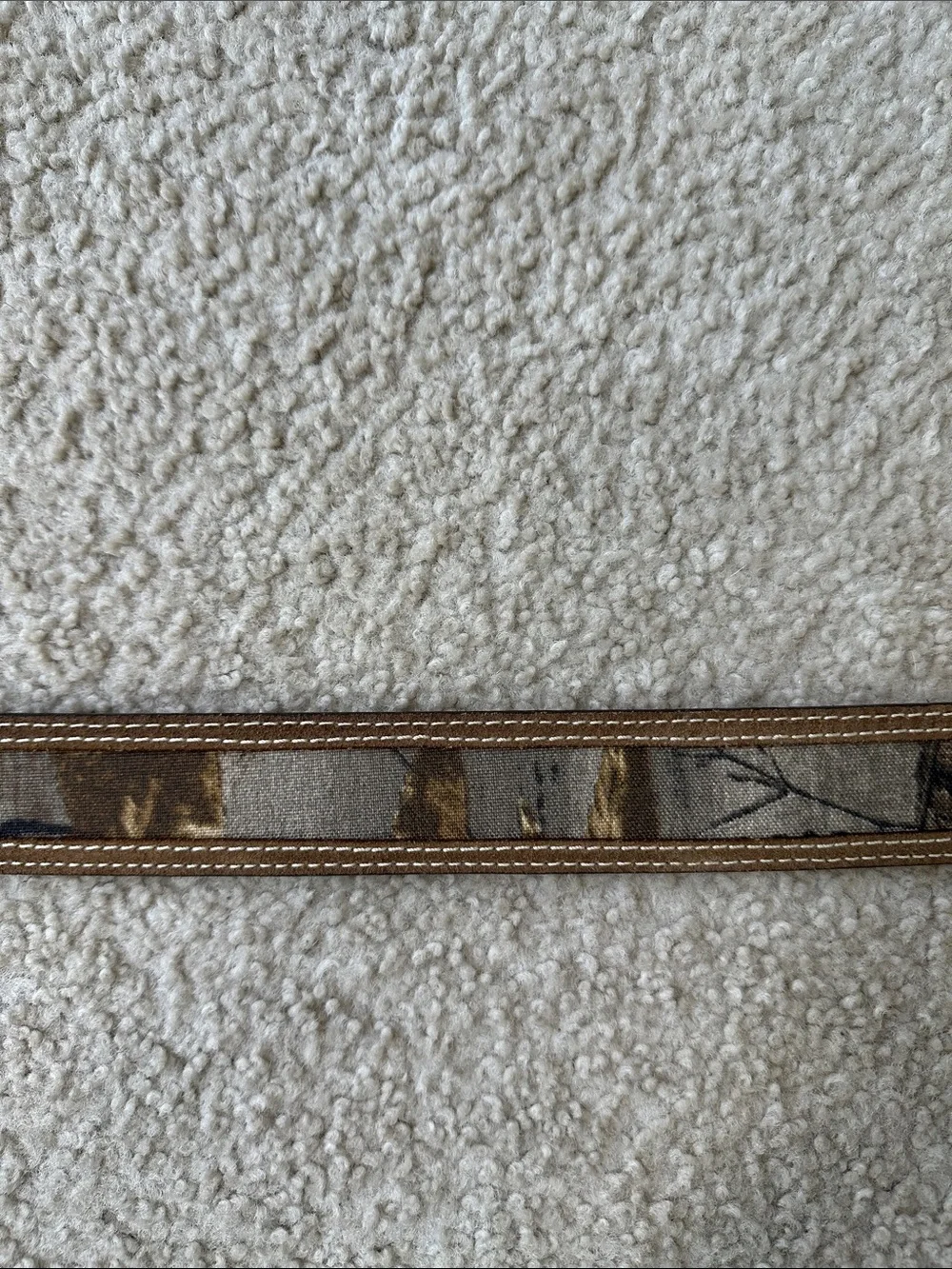 Justin Boots Leather Camo Belt NWOT